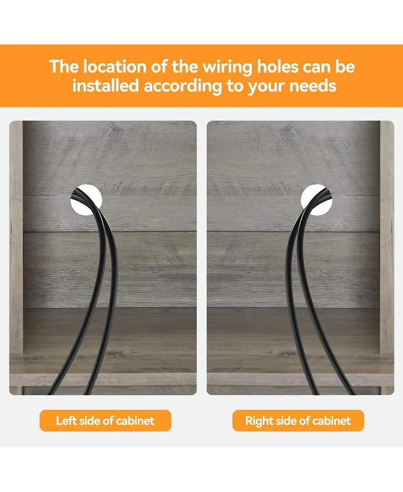 gaomon Farmhouse Coffee Bar and Wine Cabinet with Sliding Barn Doors Tall Pantry Hutch Wine and Glass Rack