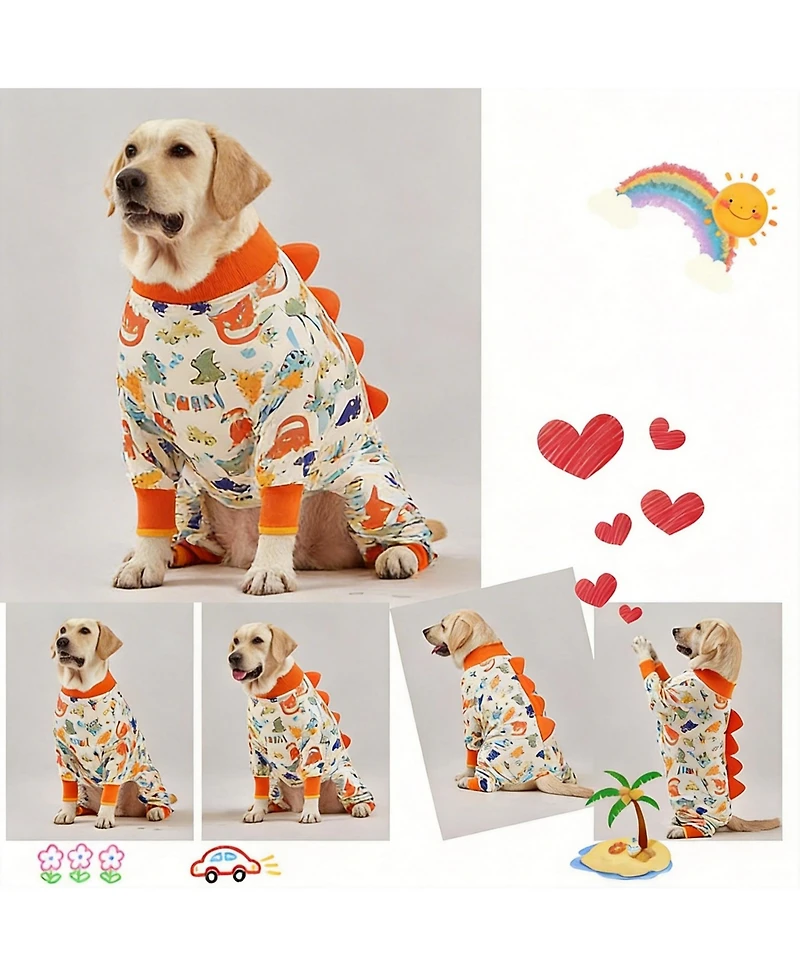 Aronkl Dog Pajamas for Anxiety Relief & Full Body Protection
