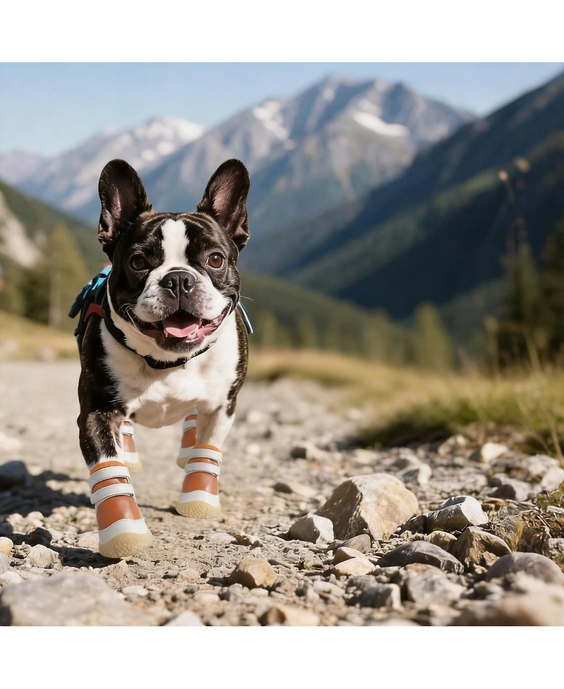 Aronkl Anti-slip Breathable Dog Boots for Small Puppies - Paw Protection Hot Pavement and Snow