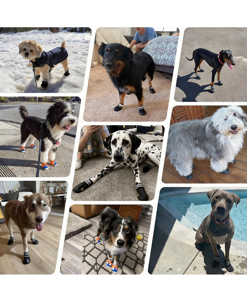 Aronkl Aokown Dog Boots Anti-slip Protection for Large Dogs