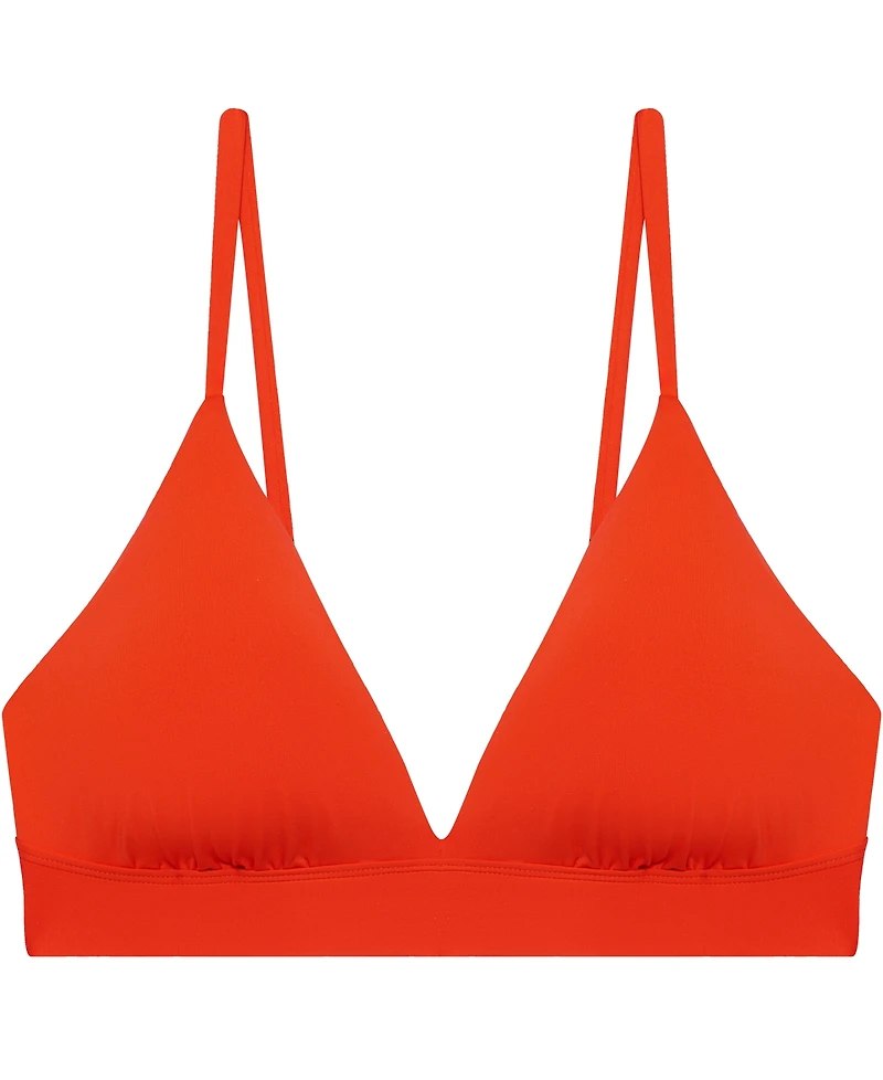 Lauren Ralph Women's Triangle V-Neck Swim Top
