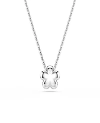 Swarovski x Ariana Grande Rhodium Plated Mother of Pearl Pendant Necklace