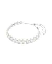 Swarovski x Ariana Grande Rhodium Plated Mother of Pearl Necklace