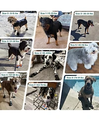 Aronkl Anti-slip Dog Boots for Large Dogs - Durable, Secure Fit, All-Weather Protection