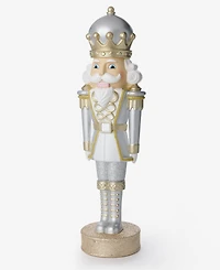 Holiday Lane Opulence Silver-Tone & Gold-Tone Nutcracker, Macy's Exclusive