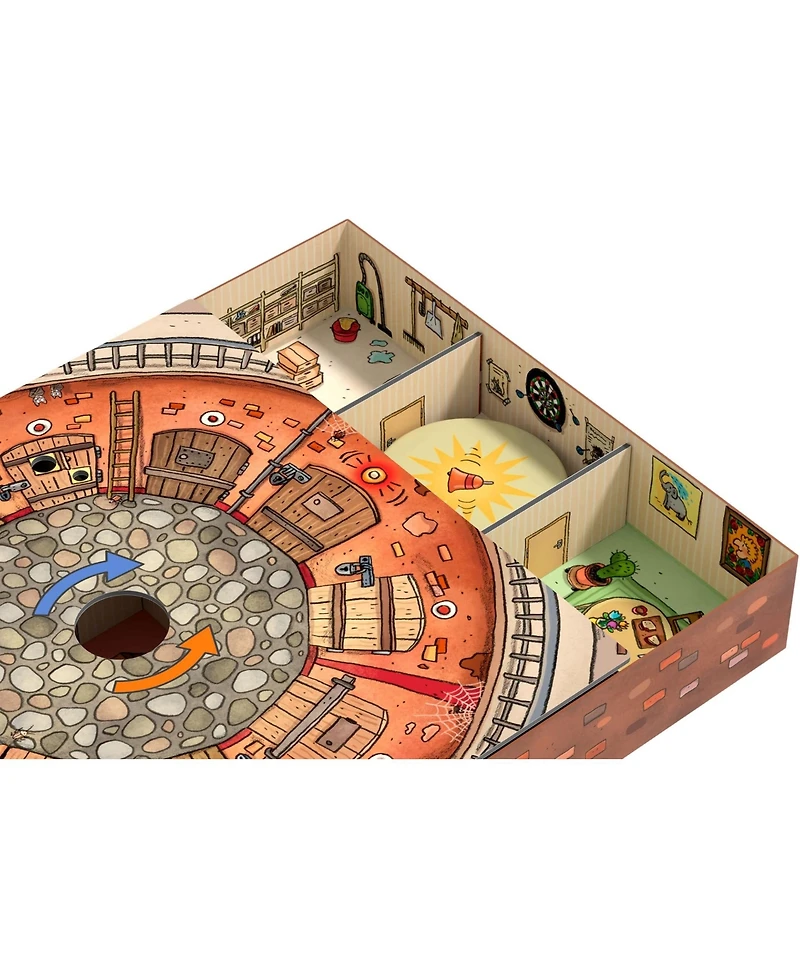 Haba Inspector Mouse: The Great Escape - Detective Board Games for Family Night, Cooperative Memory Games for Ages 5+, Includes 3D Playing Board