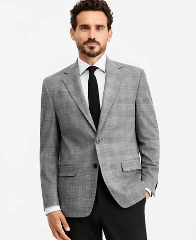 Michael Kors Men's Classic-Fit Plaid Sport Coat