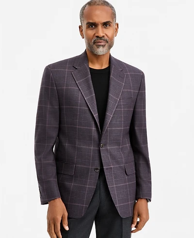 Michael Kors Men's Classic-Fit Plaid Sport Coat