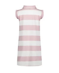 Tommy Hilfiger Girls' 7-16 Sleeveless Collared Striped Rugby Polo Dress