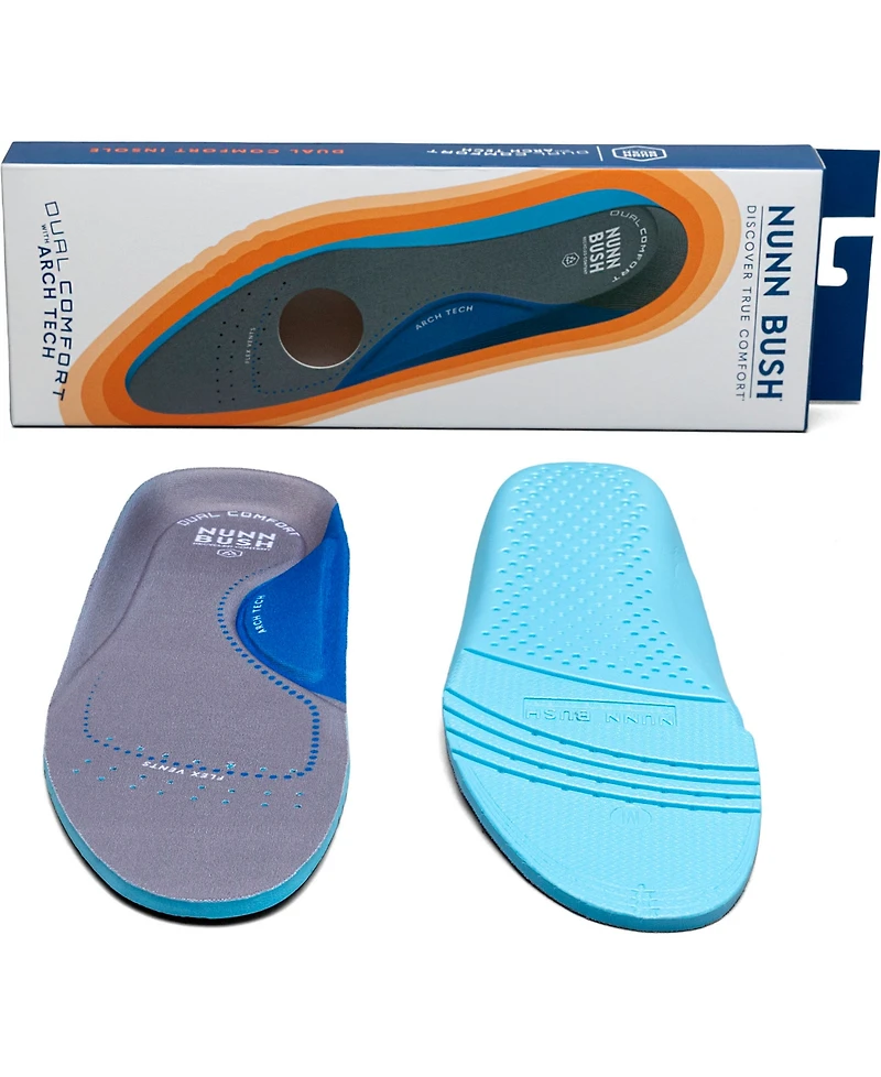Nunn Bush Men's Dual Comfort Replacement Insoles