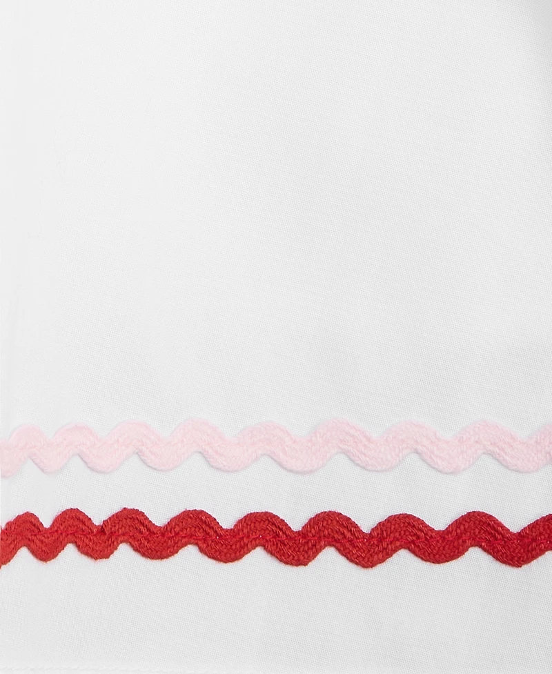 CeCe Girls' 6-8 Rik Rak Cotton Skirt
