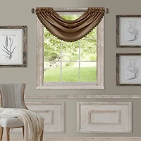 Elrene Home Fashions All Seasons Waterfall Window Valance