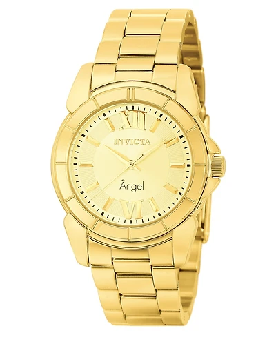Invicta Women's 0459 Angel Quartz Champagne Dial Watch