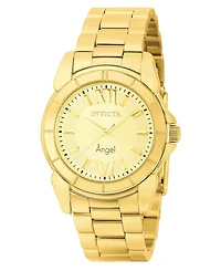 Invicta Women's 0459 Angel Quartz Champagne Dial Watch