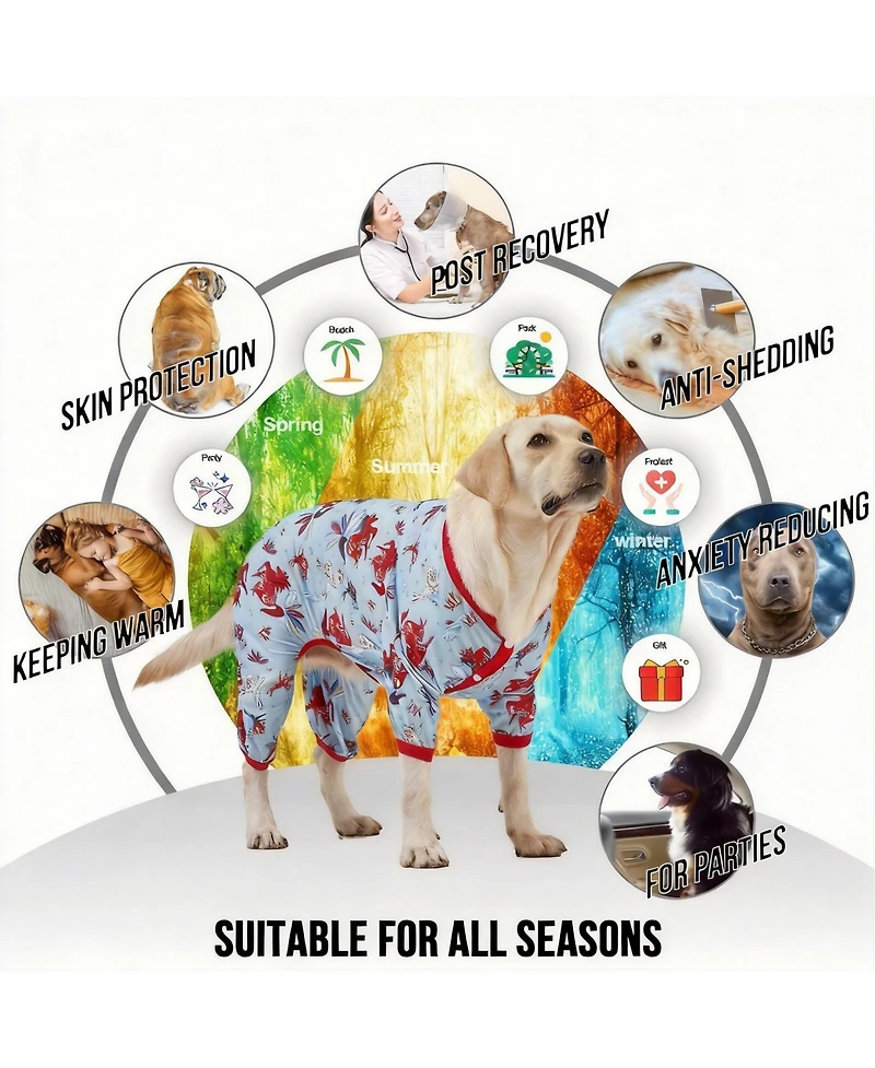 Aronkl Dog Anxiety Relief & Recovery Suit for Pets