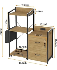 gaomon 2 Drawer File Cabinet for Letter