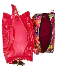 Betsey Johnson Jammin Clear Small Satchel Bag