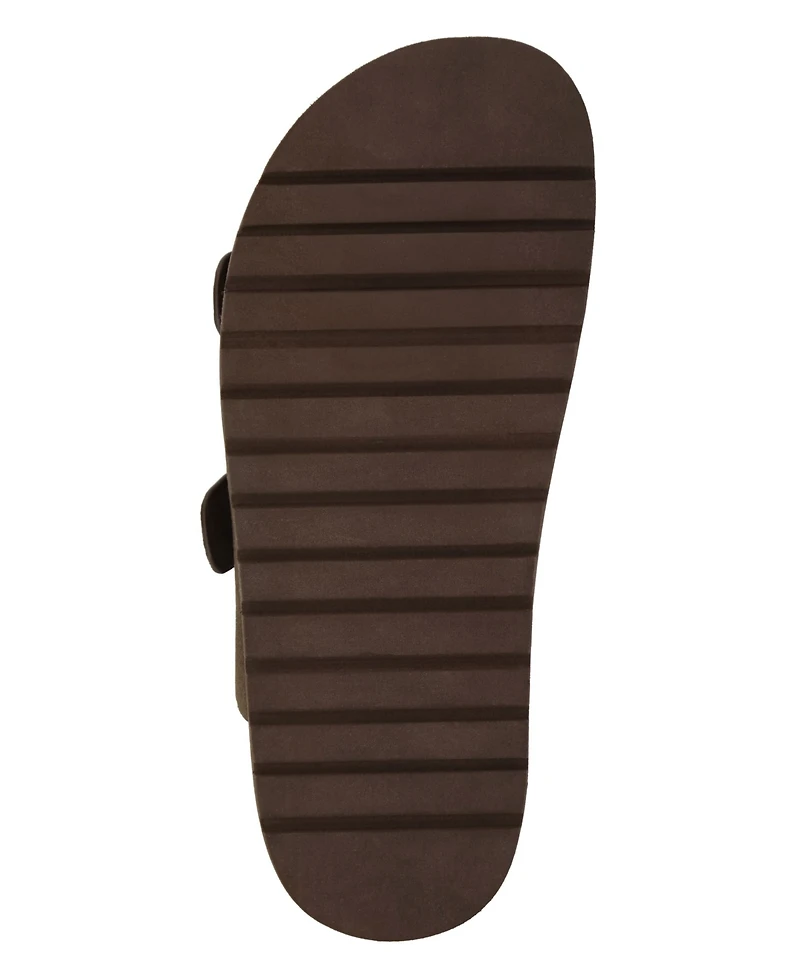 Mia Women's Marley Braided Buckle Slip-On Casual Sandals
