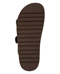 Mia Women's Marley Braided Buckle Slip-On Casual Sandals