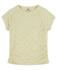 abercrombie kids Girls' Eyelet Ruched Baby T-Shirt