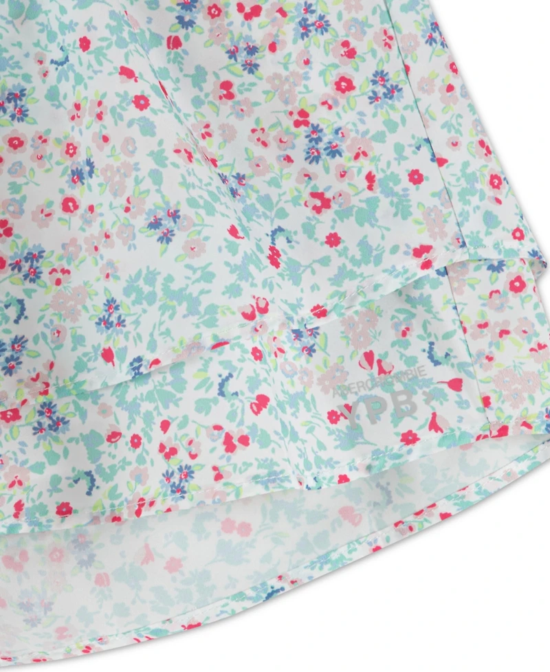 abercrombie kids Girls' Ypb Ruffle Detail Active Shorts
