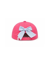 Bits & Bows Girls Little/Big Sailboat Bow Baseball Hat