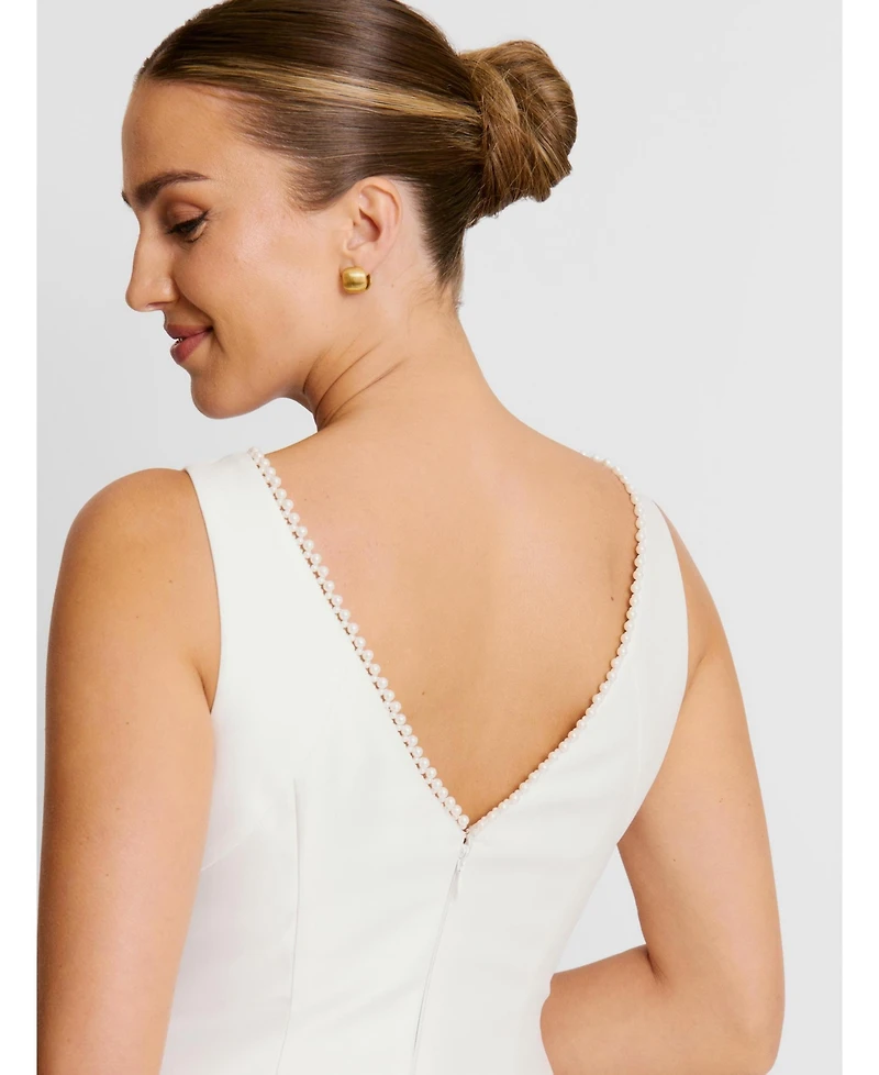 Six Stories Women's Sleeveless Bubble Hem Mini Dress