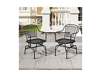 Slickblue Set of 2 Outdoor Rocking Chairs with Mesh Seat