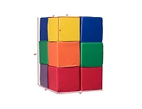 Hongge 12 Pieces 8 Inch Pu Foam Big Building Blocks for Kids