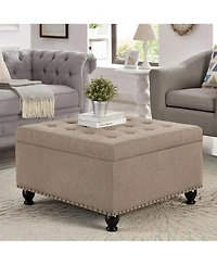 Rainsken Square Storage Ottoman