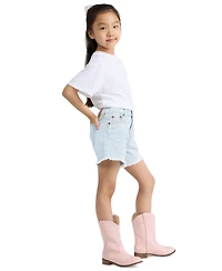 Levi's Girls' 4-6X Crochet Applique A-Line Shorts