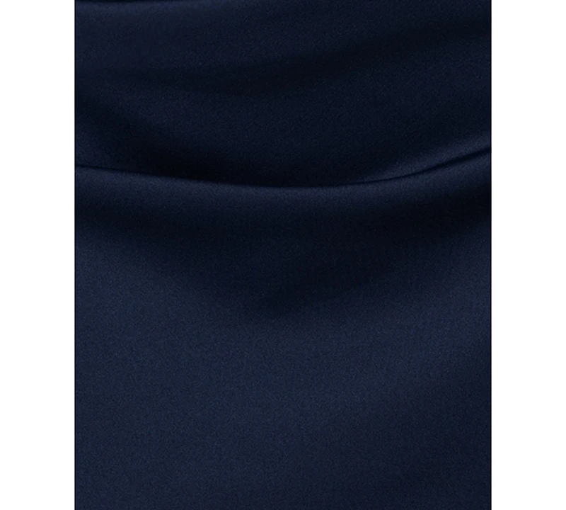 B&A By Betsy and Adam Women's V-Neck Long Dress