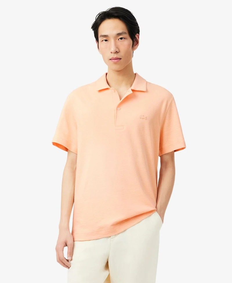 Lacoste Men's Classic Fit Textured Polo Shirt