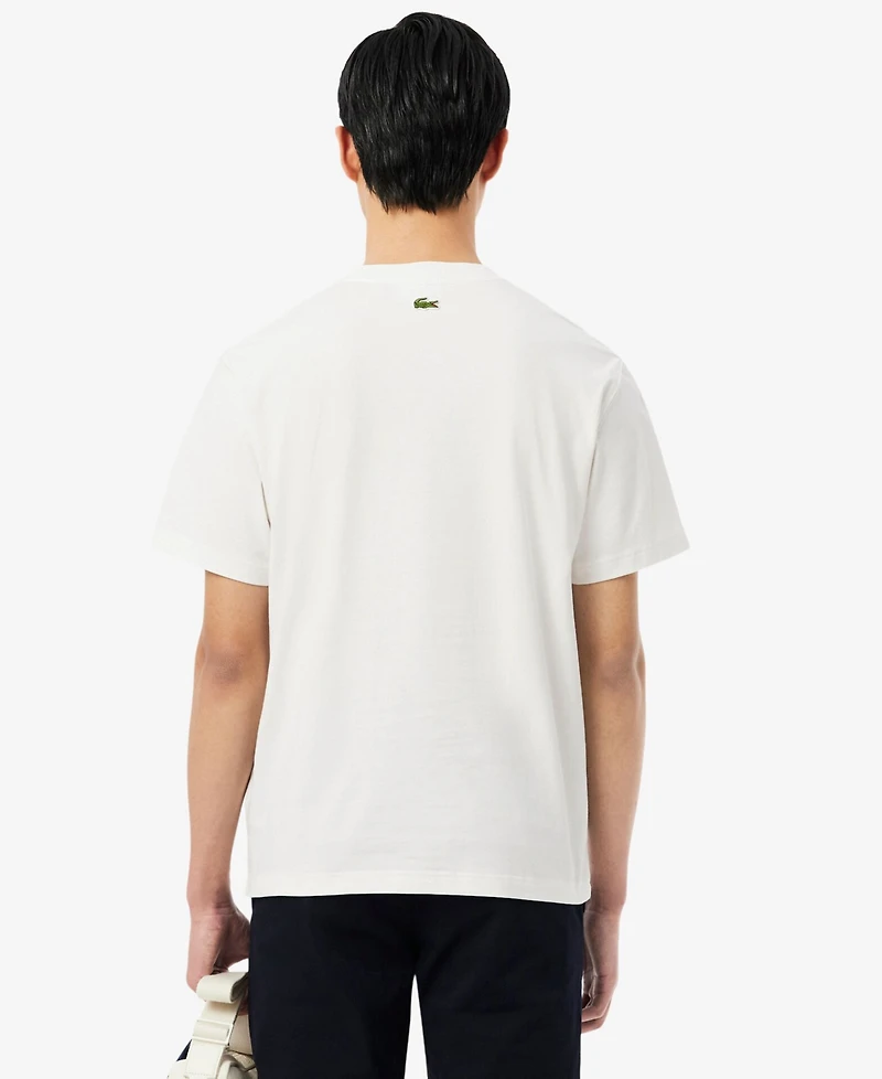 Lacoste Men's Printed Crewneck T-Shirt