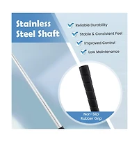 Hongge Junior Mallet Putter Individual Gold Club for Kids Ages 11-14