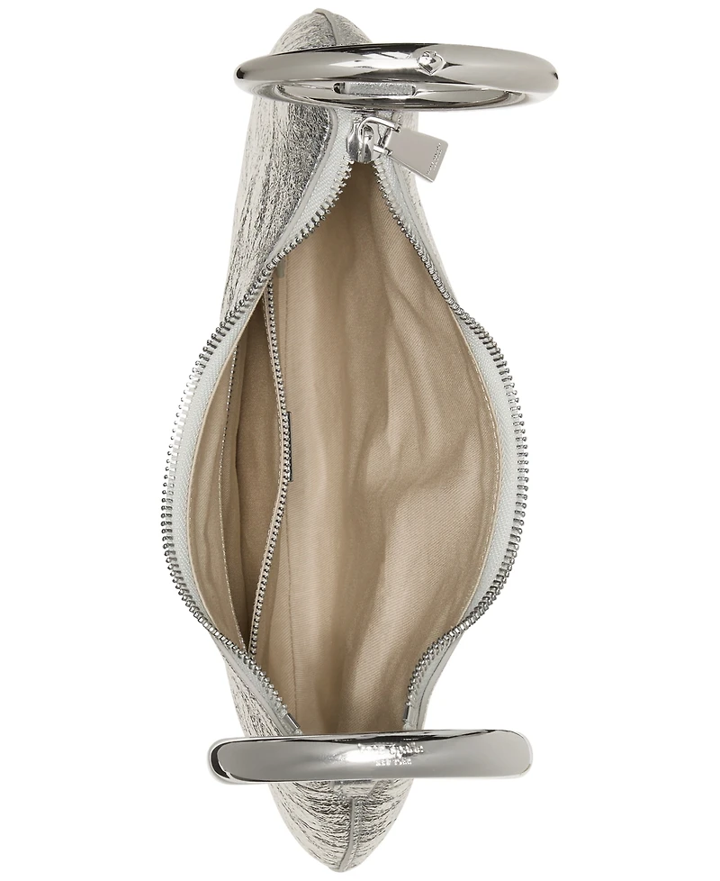 kate spade new york Crinkle Metallic Small Satchel Bag