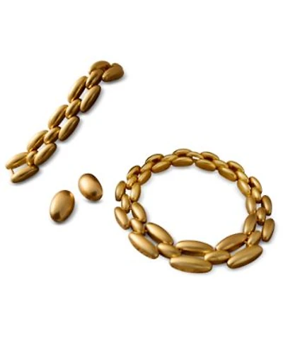 Donna Karan New York Gold Tone Dynamic Chunky Link Collection