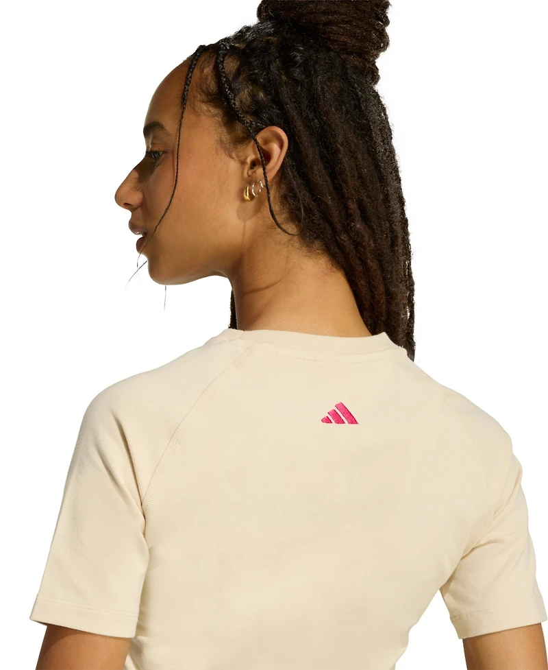 adidas Women's x Farm Rio Cropped Short-Sleeve T-Shirt