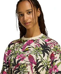 adidas Women's Printed Crewneck Mini Dress