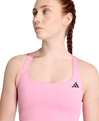 adidas Women's Workout Square Neck Support Bra