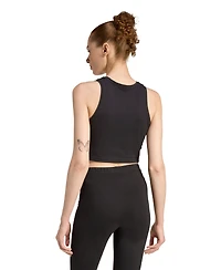adidas Women's 3-Stripes Padded Crewneck Tank Top
