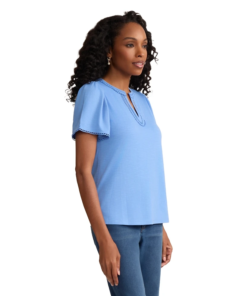 Jones New York Women's V-Neck Top