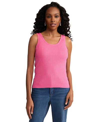 Jones New York Women's Scoop Neck Tank Top