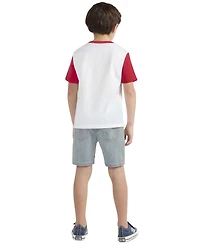 Levi's Boys' 4-7 Fry Guy Tee & Denim Shorts Set