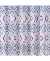 Rt Designers Collection 90 Gsm Printed Peva Glit Jaxx Shower Curtain 70" x 72" Blush