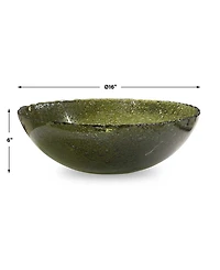 Uttermost Veridian Shimmer Bowl