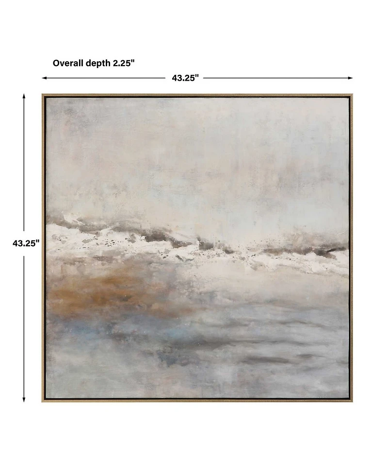 Uttermost Storm Clouds Hand Painted Canvas