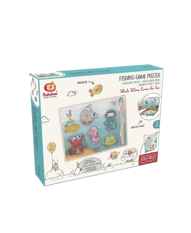 Bababoo and friends Wilma Whale Loves the Sea Fishing Game Puzzle