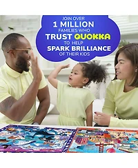 Quokka 4 x 60 Pieces Puzzles for Kids Ages 4-6 - Educational Search & Find Toy