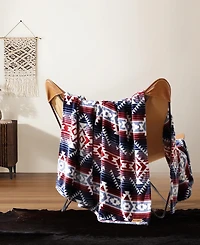 Wrangler Jericho Printed Plush Throw, 70" X 50"
